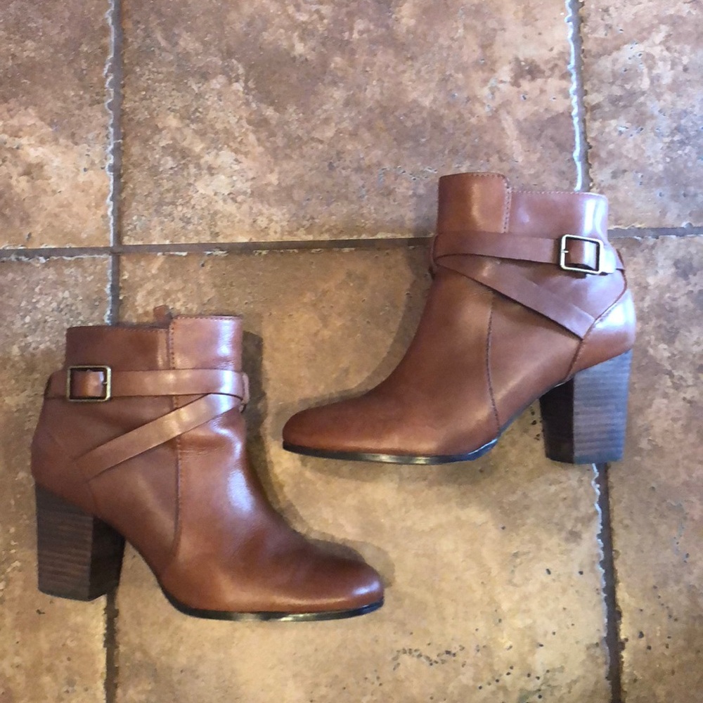 Cole Haan booties (worm twice, some water spots)